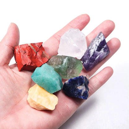 7 Chakra Healing Crystal Set – Natural Energy Balancing Stones