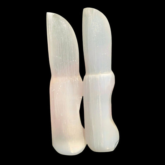 Selenite Chakra Dagger - Cleansing & Protection Crystal