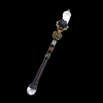 Chakra Crystal Scepter - Natural Stone Magic Wand