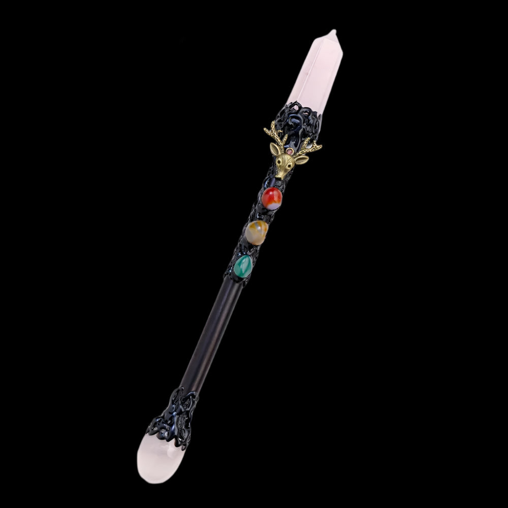 Chakra Crystal Scepter - Natural Stone Magic Wand